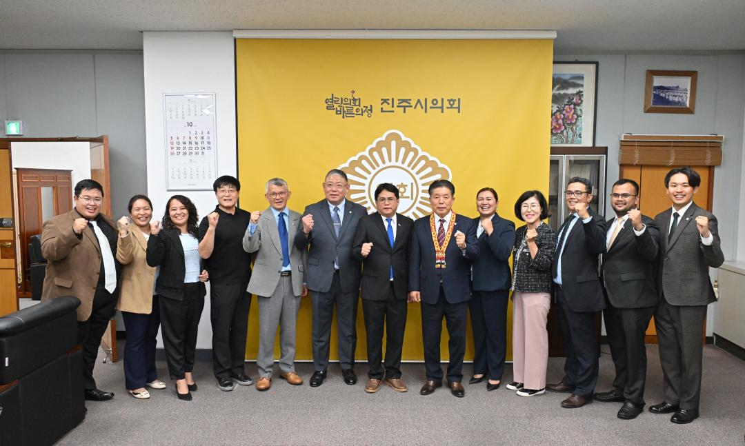필리핀 말라이발라이시 대표단 진주시의회 방문