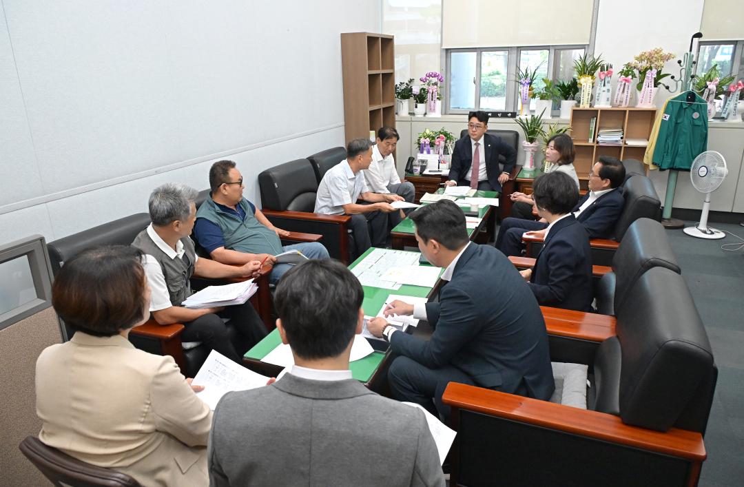 도시환경위원회 진주 지역 택시 연합회 간담회