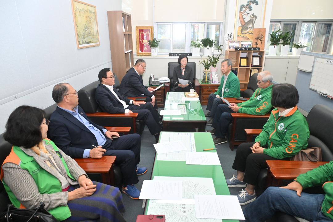 도시환경위원회 진주시 자율방재단 간담회