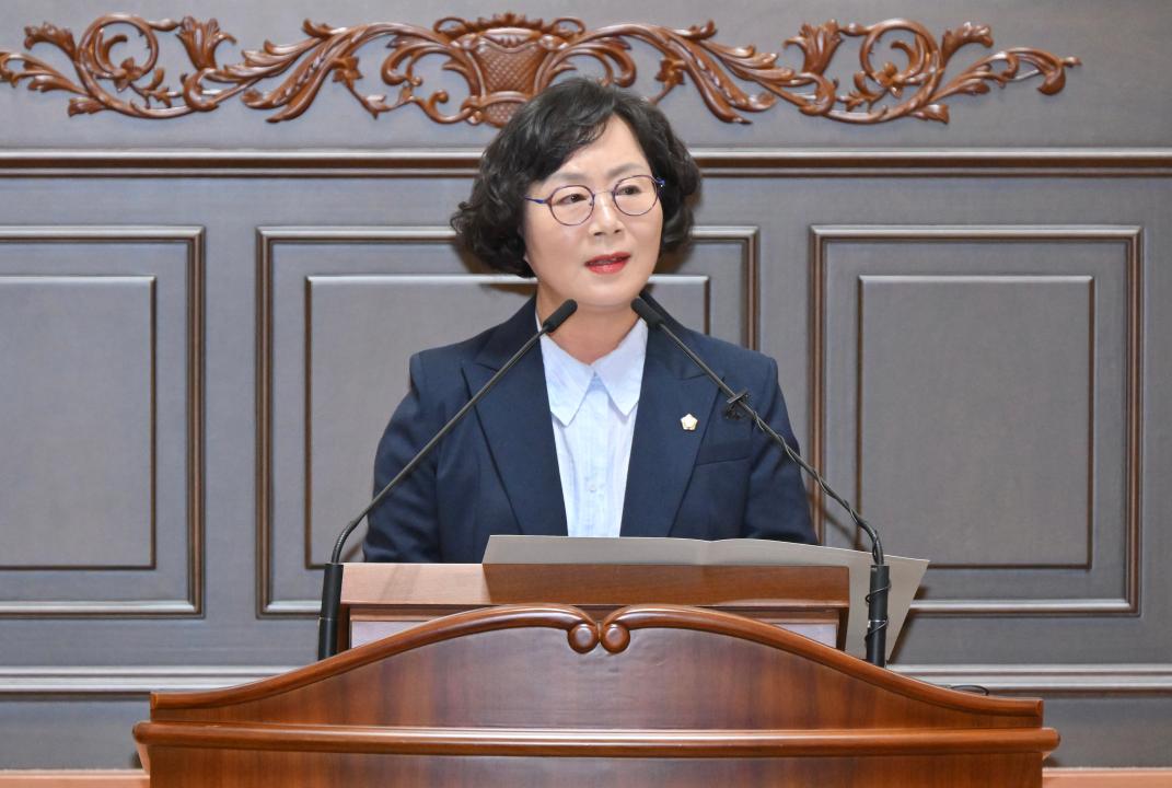 제268회 진주시의회 임시회 1차 본회의( 5분 자유발언)