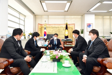 진주청년회의소 임원진 방문