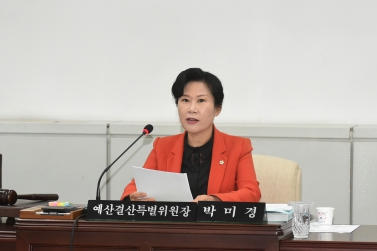 예산결산특별위원회 활동