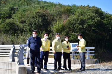 도시환경위원회 현장방문(내동면 텃밭 가꾸기 사업 현장)