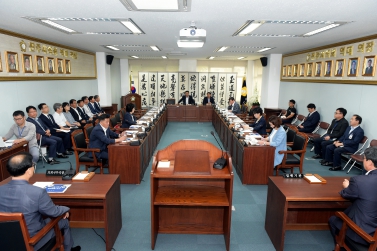 전체의원간담회(10월축제 상황보고)