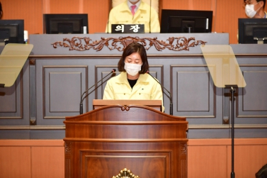 제224회 진주시의회 임시회 제2차 본회의(코로나19 관련 소상공인진주시의 대책 질의) 