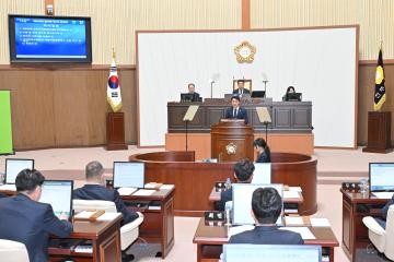 제264회 진주시의회 임시회 1차 본회의(국민건강보험공단 특별사법경찰제도 도입 촉구 건의안)
