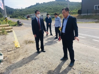 문산읍 현장행정 추진 직원 격려