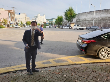 진주공설운동장 부지 활용방안에 따른 현장 방문