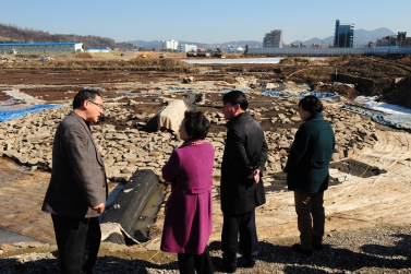 복지산업위원회 초장1지구 청동기시대 발굴 현장방문