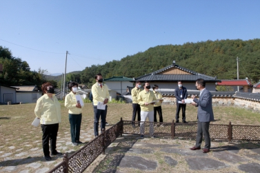 기획문화위원회 현장방문(묘엄사지3층석탑,파리장서비,낙수암.이충무공진배미)