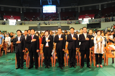 제6회 세계인의 날 유계현 진주시의회의장 축사, 시의원 참석