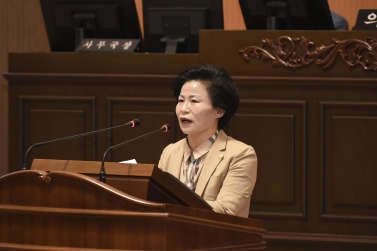 제177회 진주시의회 임시회 제1차 본회의 강길선 의원 5분 자유발언.