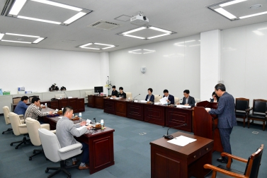 2019년 진주시의회 공무국외연수 심위원회 회의