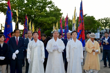 제69회 개천예술제 서제(호국타종)