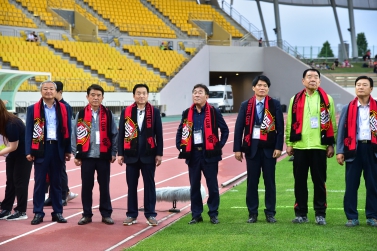 K-리그 경남FC VS 인천UDT 축구경기 시축
