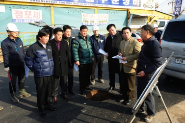 2014년 환경도시위원회 행정사무감사 현장 확인.