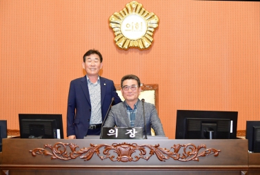 사천시의회 의장님 방문