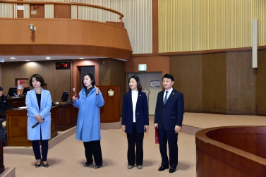 경상대학교 정치외교학과 의회 견학 방문