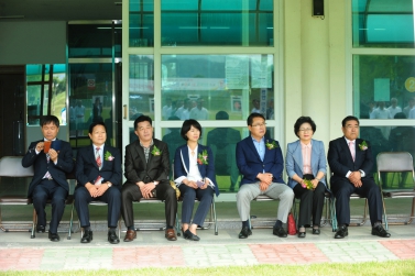 제9회 전국 남.여 궁도대회 심현보 진주시의회 의장 축사, 시의원 참석 .