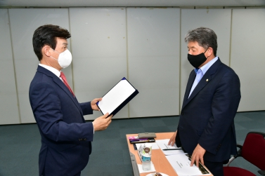 진주대첩광장조성사업 자문위원회 위촉식 및 회의