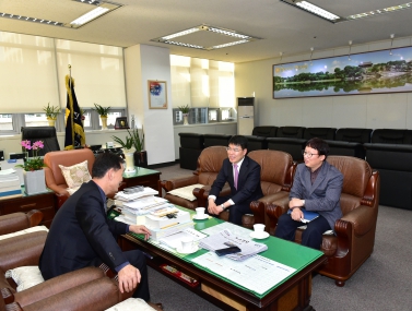 신임 세무서장 내방