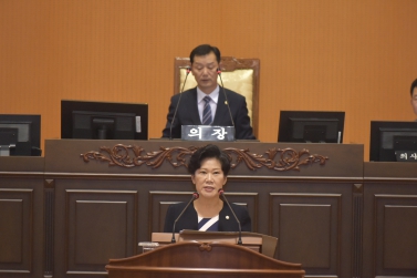 제189회 진주시의회(임시회)제1차 본회의 5분자유발언