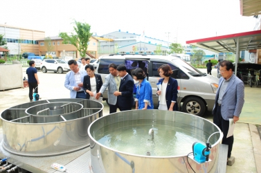 기획경제위원회 정촌일반산업단지 내 (주)금강,뿌리산업기술혁신센터 건립 공사 현장방문