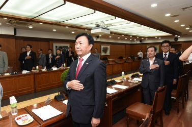 제180회 경남시.군의장협의회 정례회의 천효운 진주시의회 의장 인사말씀 .