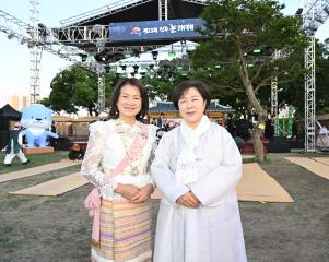 태국 치앙마이 국제교류단 진주 논개제 축제장 방문 및 만찬