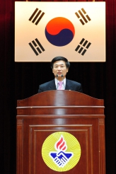 유계현 진주시의회의장 바르게살기 유공회원,효자효부 행사 축사