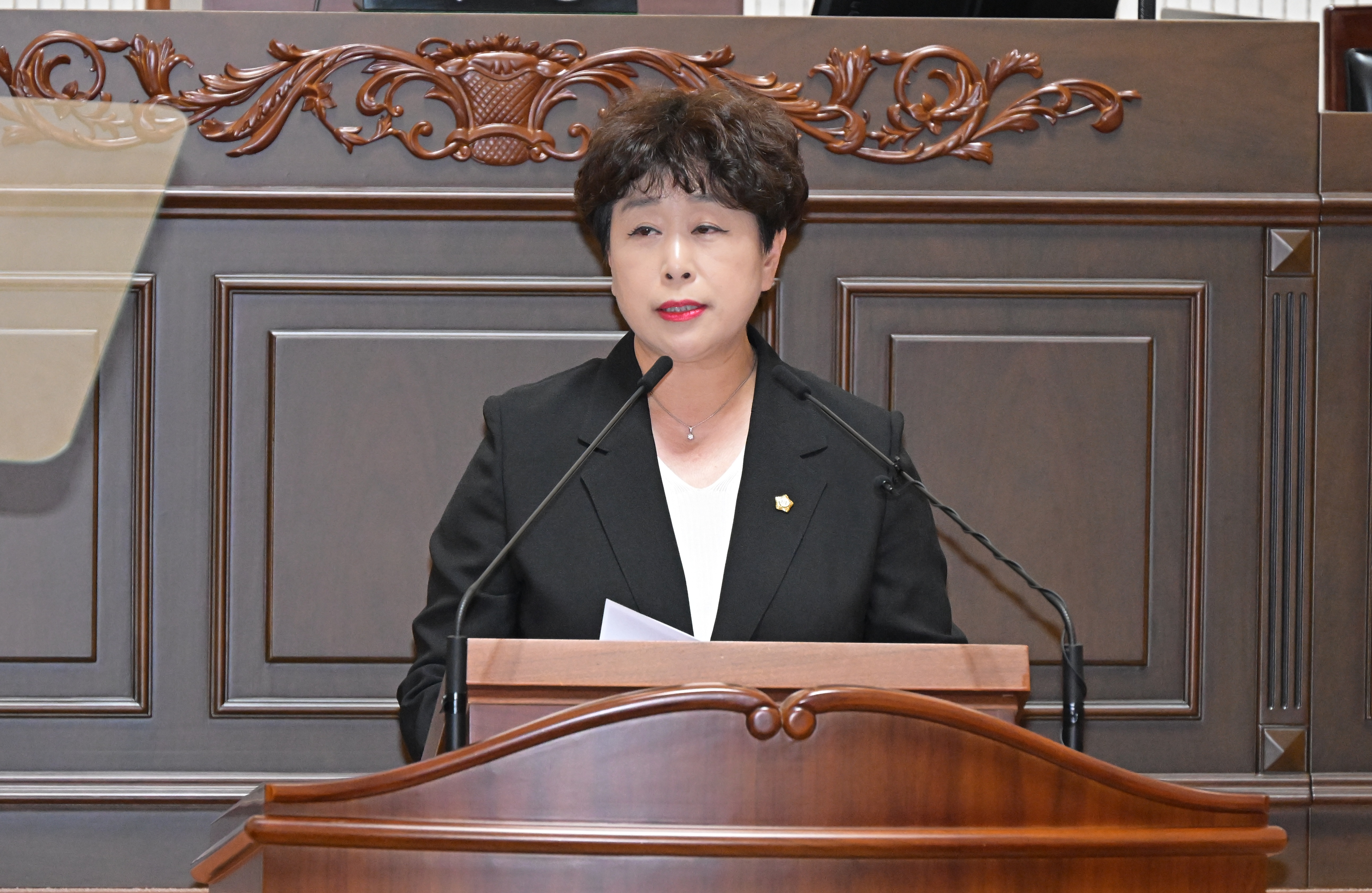 '[5분 자유발언] 손미영 진주시의원, “LH 쪼개면 국가균형발전도 흔들린다”' 게시글의 사진(1) '손미영 의원 (1).jpg'